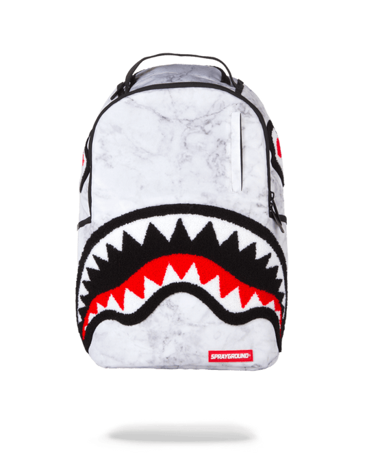 WHITE MARBLE BACKPACK