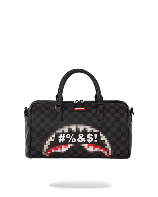 'WHAT THE BEEP' SHARK MINI DUFFLE